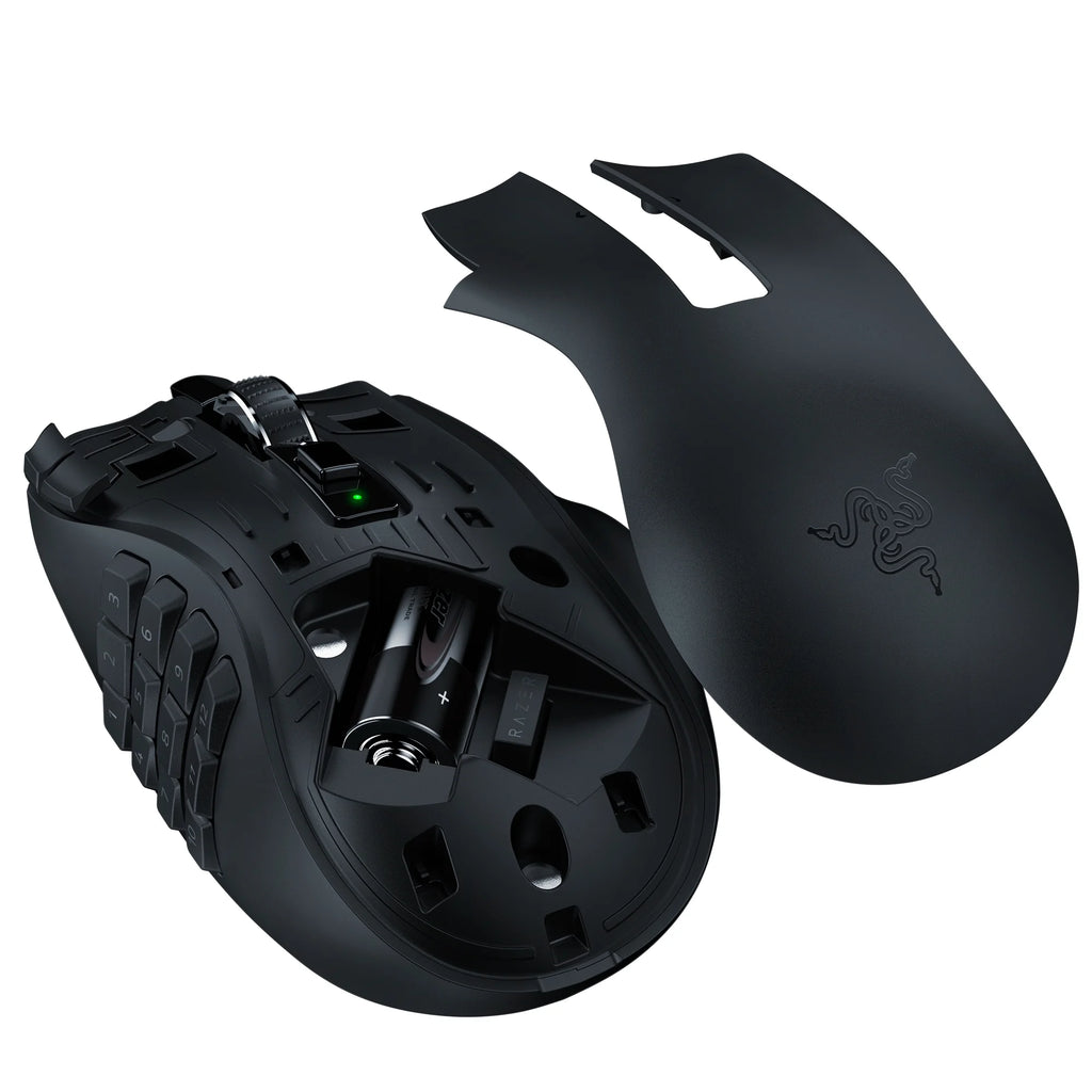 Naga V2 Hyperspeed Mouse Gamer Bluetooth Con Batería AA, Negro