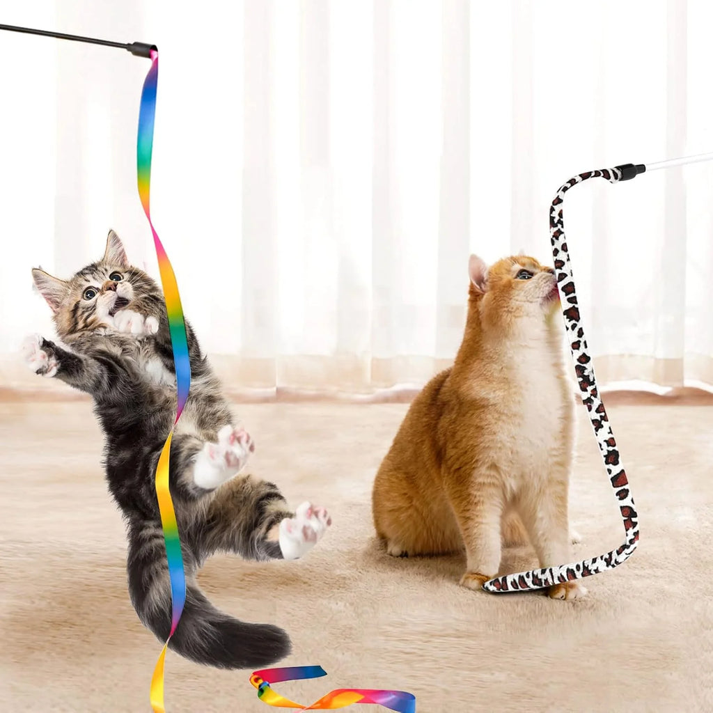 34 Pzas Juguetes Para Gatos Juguetes Para Gatitos, Juguetes Interactivos Para Gatitos Con Túneles Plegables Para Gatos Tienda, Varita Para Gato Juguete De Pluma Con Hierba Gatera