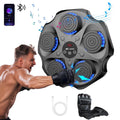 Máquina De Boxeo Musical Con Guantes De Boxeo, Entrenador De Boxeo Musical Inteligente Bluetooth Montado En La Pared, Objetivo Electrónico De Boxeo Equipo De Golpeo Para Entrenamiento En Casa, Interior Y Gimnasio