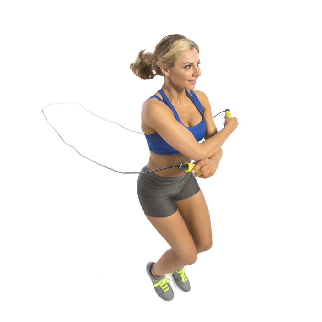 Cuerda De Entrenamiento Rápido Con Agarres De Espuma Acolchada - Cuerda Ajustable Pro De 9 Pies, Movimiento De Rodamientos De Bolas Para Una Rotación Suave Ideal Para Boxeo, Cardio O Entrenamiento De Resistencia