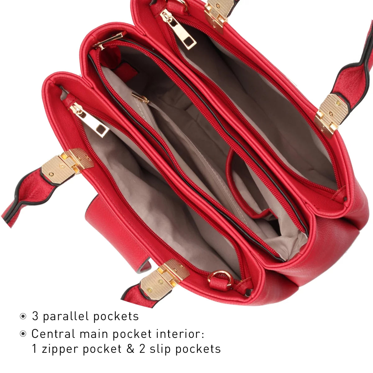 Bolso De Mano Para Mujer, Bolso De Mano Con Asa Superior, Bolso Mediano Tipo Tote, Bolso De Hombro De Cuero Vegano