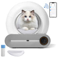 Caja De Arena Autolimpiante, Caja De Arena Automática Para Gatos Con Soporte De Control Por Aplicación, Protección De Seguridad Integrada, Caja De Arena Automática Inteligente Para Gatos Con Forro