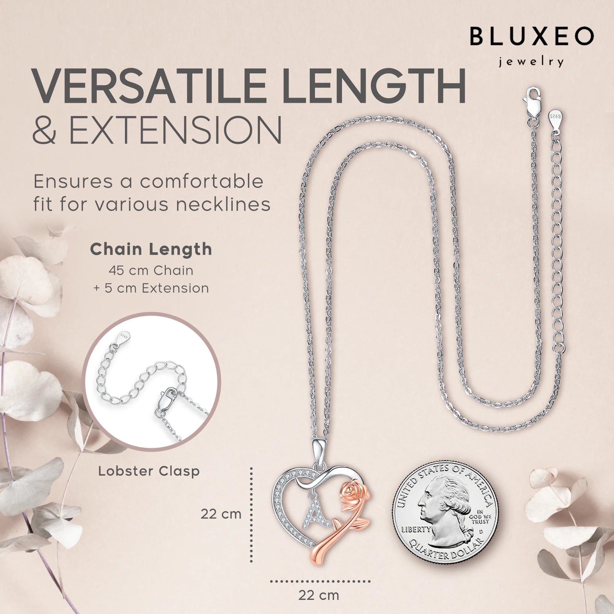 Collar De Plata Esterlina Para Mujer Regalo Para Mamá Esposa De Esposo Día De San Valentín Novia Collar De Corazón De Rosa Para Novia Regalos De Cumpleaños Madre Hija Colgante
